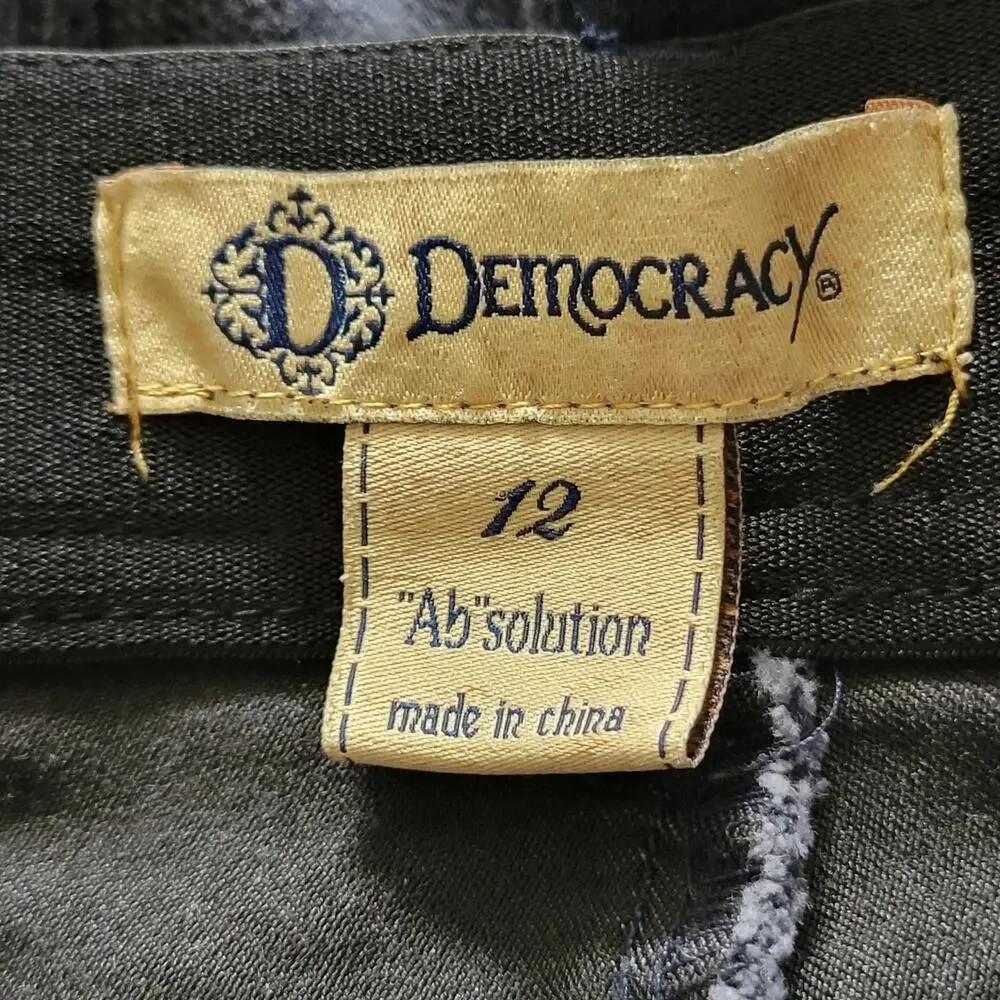 Martie Ab‎ Solution Printed Side Zip Detail Skinny Pant Size 12 Good Condition